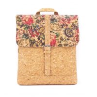 Korkový batoh s přihrádkou na laptop - Růže