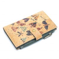 Dámská korková peněženka - můry
