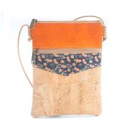 Korková kabelka na mobilní telefon - Oranžová