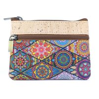Korková kapsička na peníze - Mandala