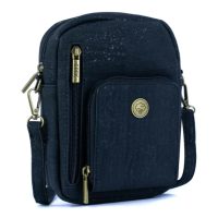 Korková crossbody taška - Černá