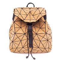 Korkový batoh - geometrické tvary