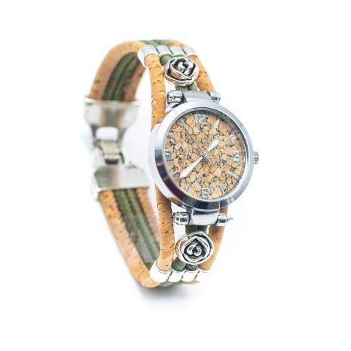 Foto - Dámské korkové hodinky eco-friendly - Tera