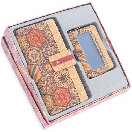 Foto - Sada dvou korkových peněženek - Hexagon