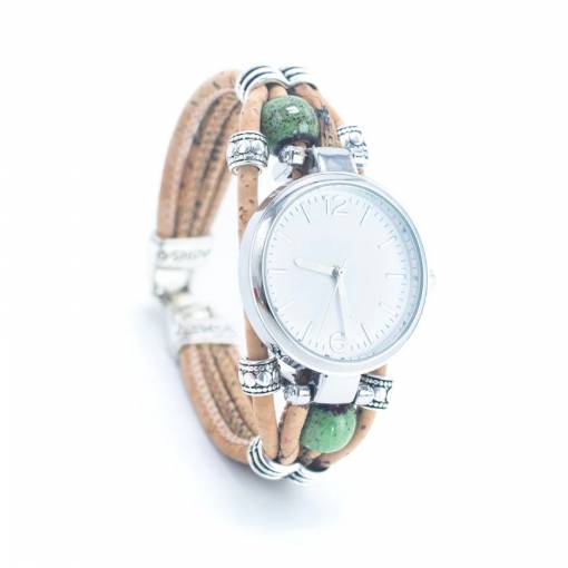 Foto - Dámské korkové hodinky eco-friendly - Jade