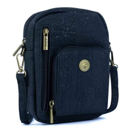 Foto - Korková crossbody taška - Černá